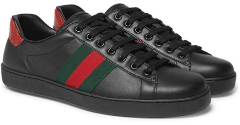 black gucci sneakers snake